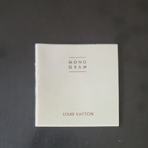 LV Monogram Booklet Used